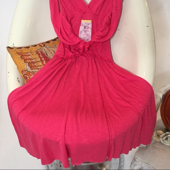 CCO Free People Corset Bust Soft Knit Dress - Picture 7 of 8